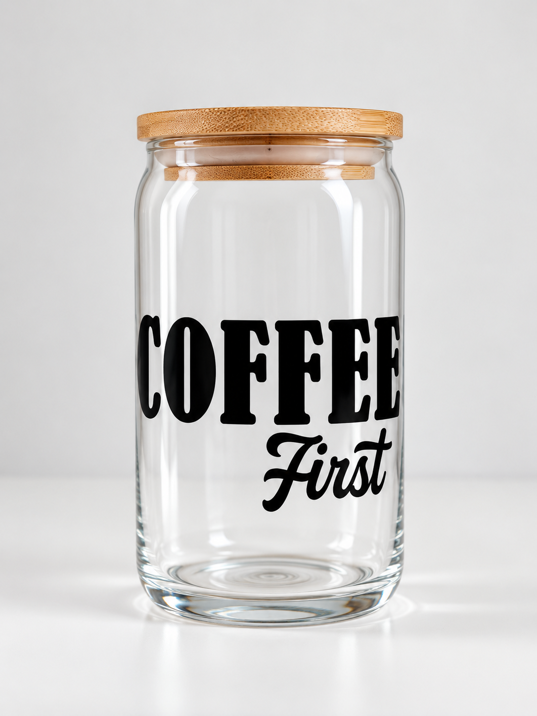 Chapter One Glass Can – Coffee First 🤍
