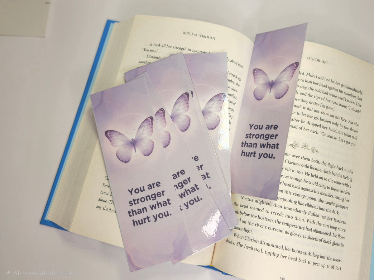 October Awareness Bookmark – Inspirational Message